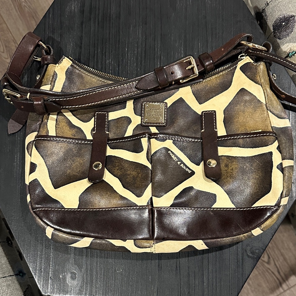 Dooney & Bourke Giraffe Print Shoulder Bag